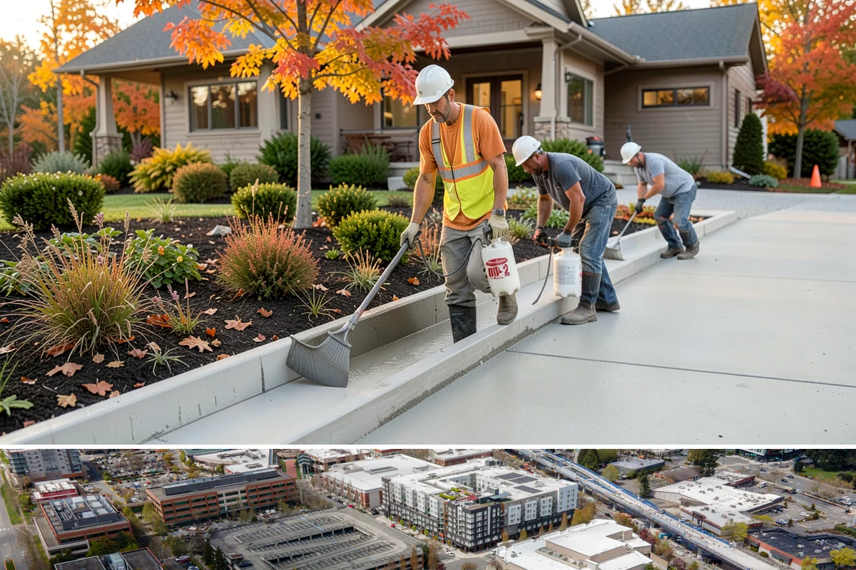 Fireplace Construction in Redmond, King County, WA - Many homeowners plan fireplace construction in late summer so it is finished and ready before the cold, wet season arrives.