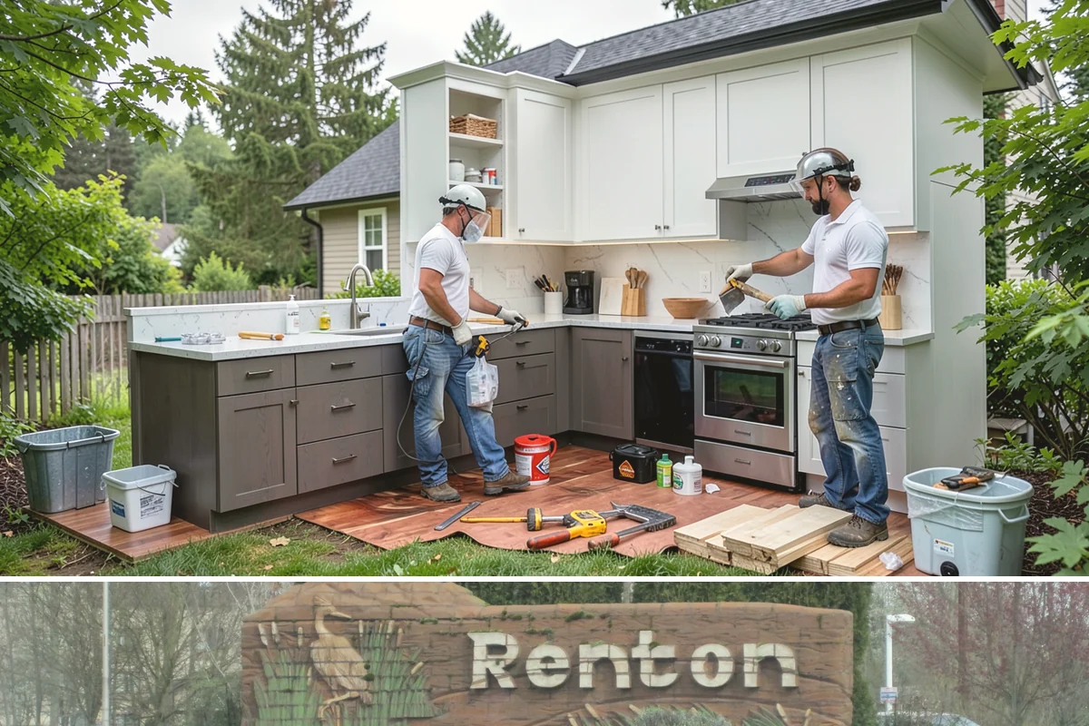 Fireplace Construction in Renton, King County, WA - Many homeowners plan fireplace construction in late summer so it is finished and ready before the cold, wet season arrives.