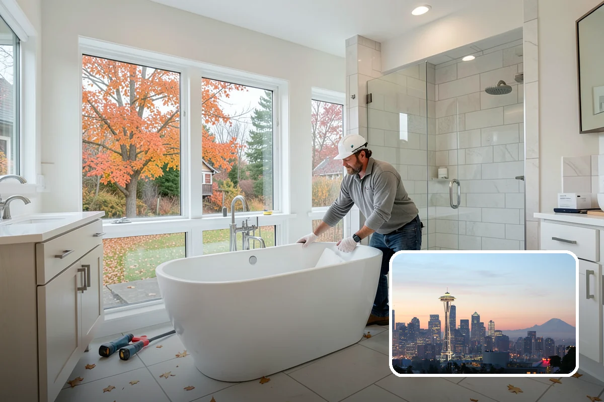 Fireplace Construction in Seattle, King County, WA - Permitted, code-compliant construction from the ground up