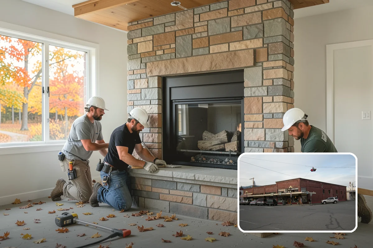 Fireplace Construction in Sedro-Woolley, Skagit County, WA - Permitted, code-compliant construction from the ground up
