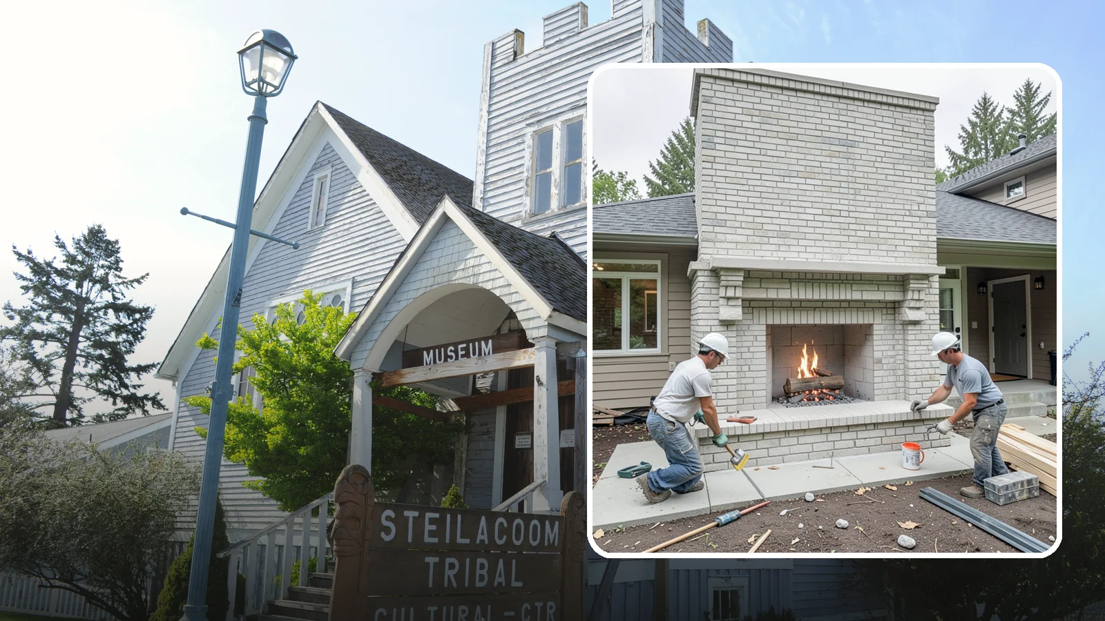 Fireplace Construction in Steilacoom, Pierce County, WA - Custom-built fireplaces engineered for safe, code-compliant warmth and lasting appeal.