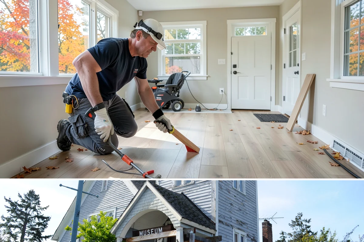 Fireplace Construction in Steilacoom, Pierce County, WA - Many homeowners plan fireplace construction in late summer so it is finished and ready before the cold, wet season arrives.