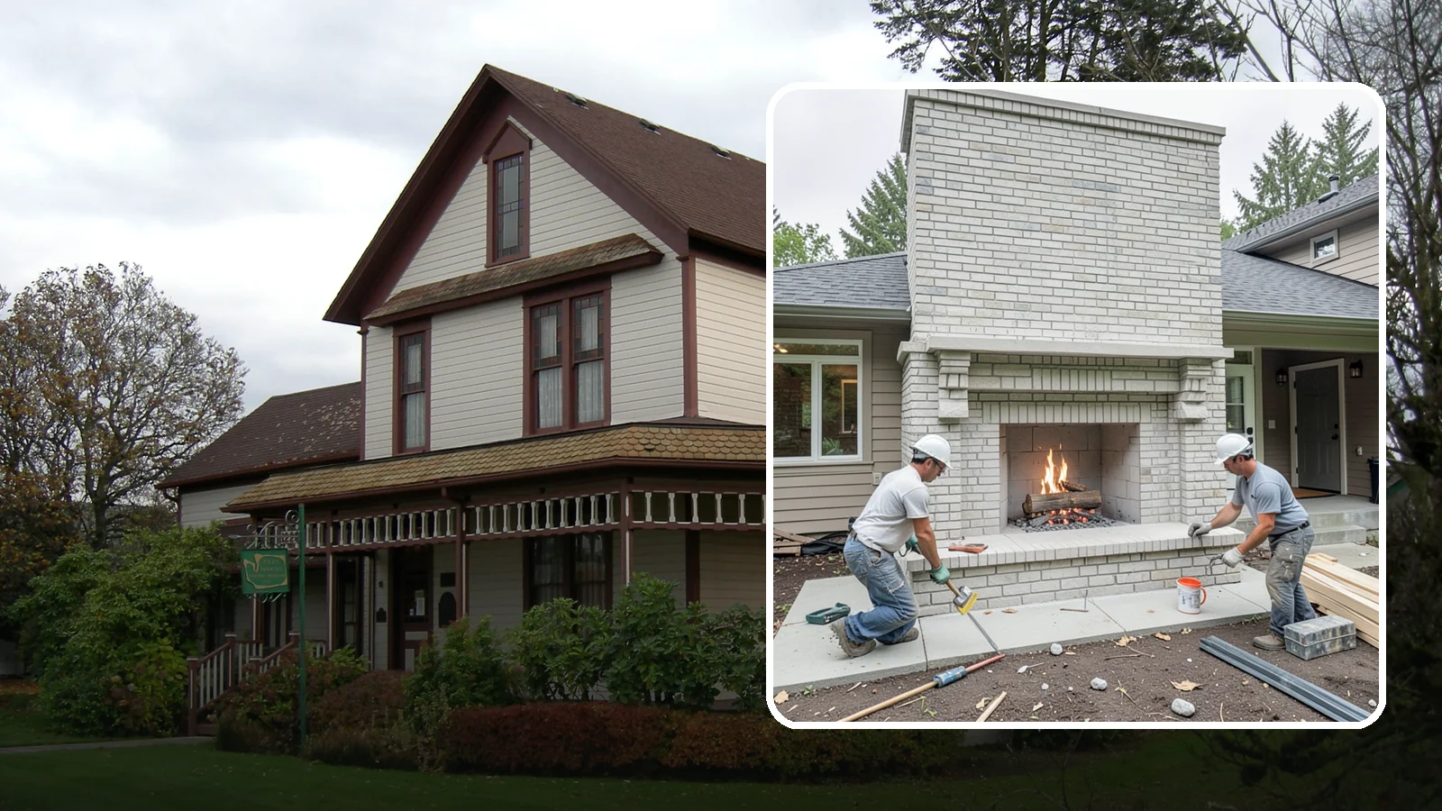 Fireplace Construction in Sumner, Pierce County, WA - Custom-built fireplaces engineered for safe, code-compliant warmth and lasting appeal.