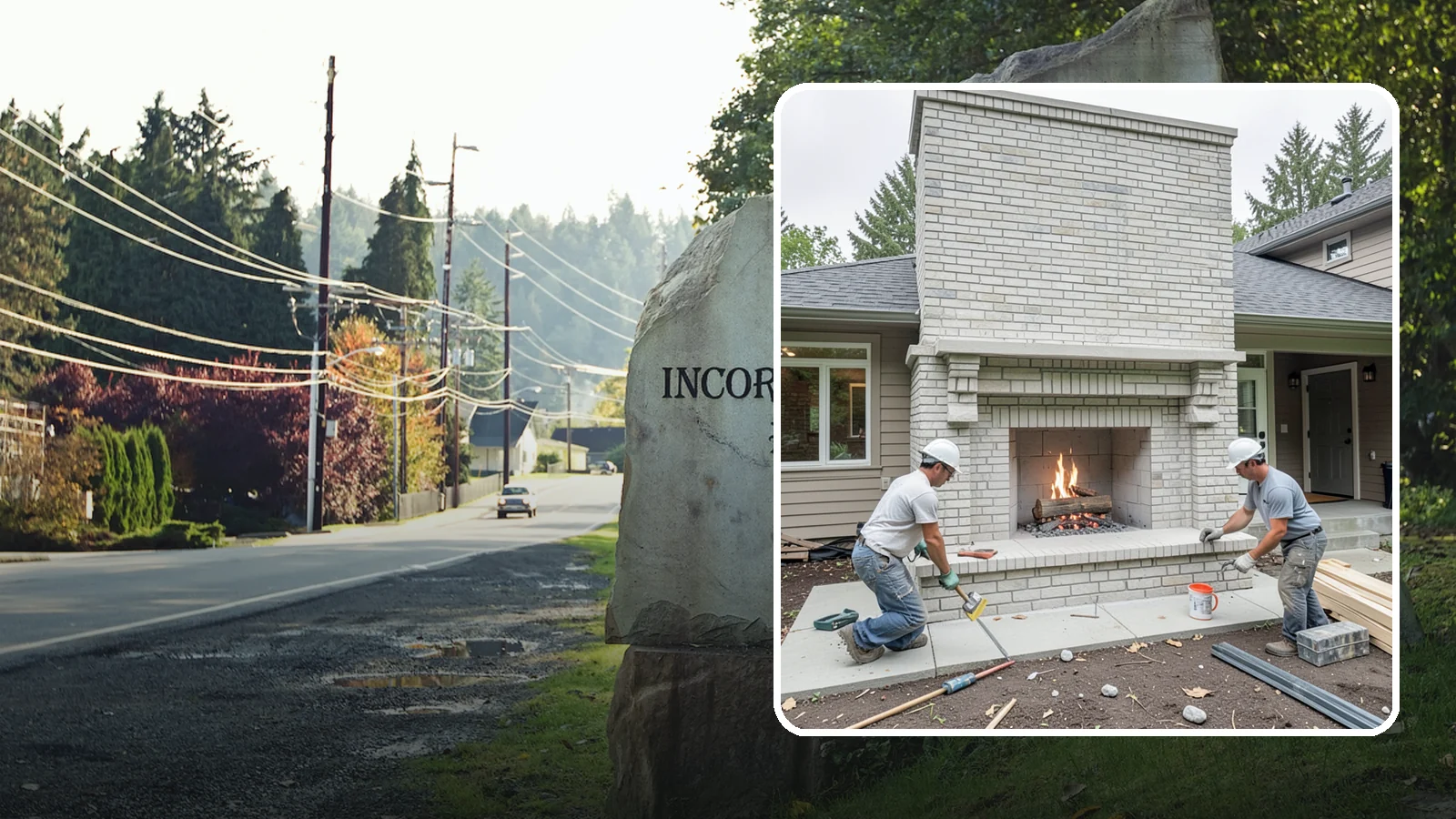 Fireplace Construction in Wilkeson, Pierce County, WA - Custom-built fireplaces engineered for safe, code-compliant warmth and lasting appeal.
