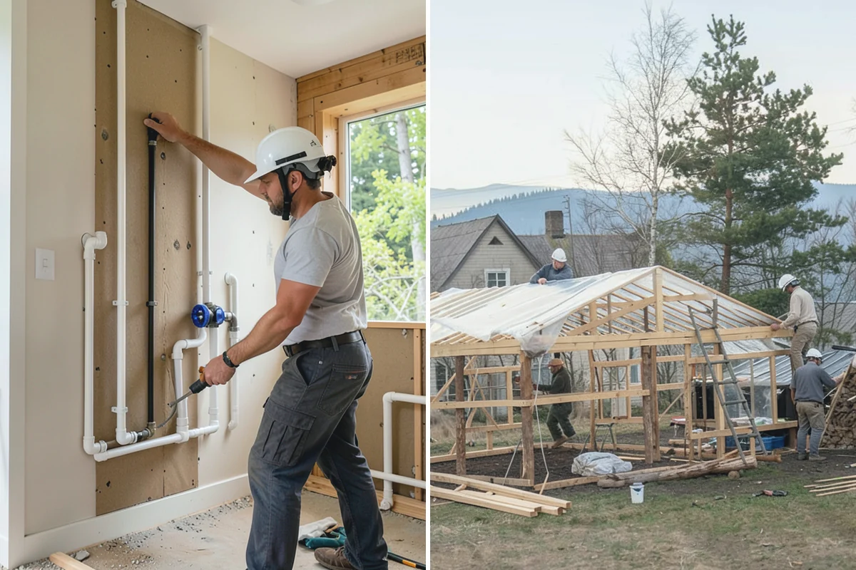 Fireplace Construction in Wilkeson, Pierce County, WA - Design the fireplace and pull required building permits