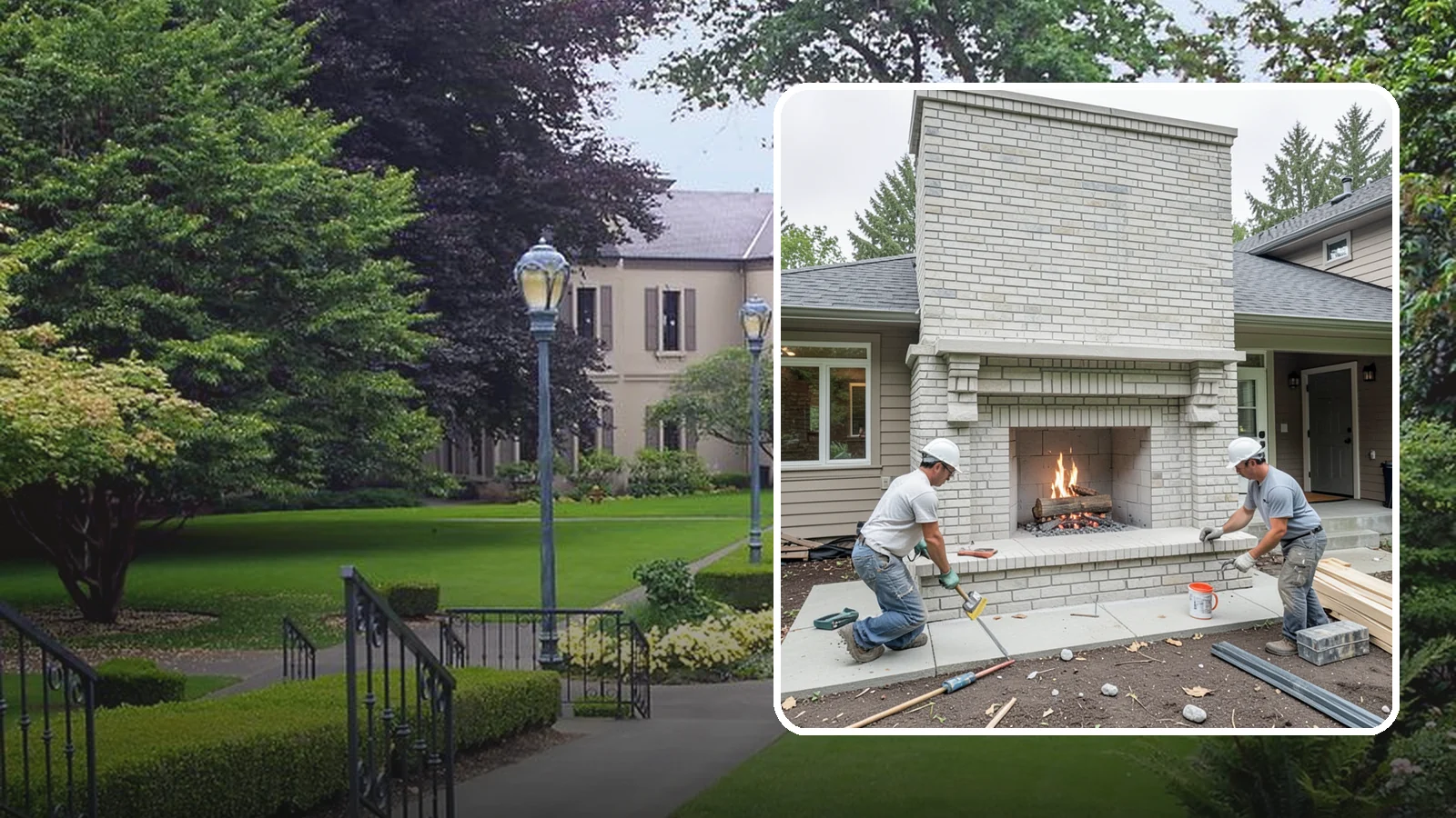 Fireplace Construction in Woodinville, King County, WA - Custom-built fireplaces engineered for safe, code-compliant warmth and lasting appeal.