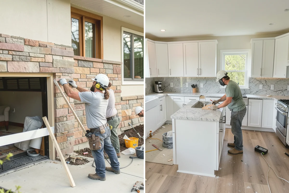 Fireplace Construction in Yarrow Point, King County, WA - Design the fireplace and pull required building permits