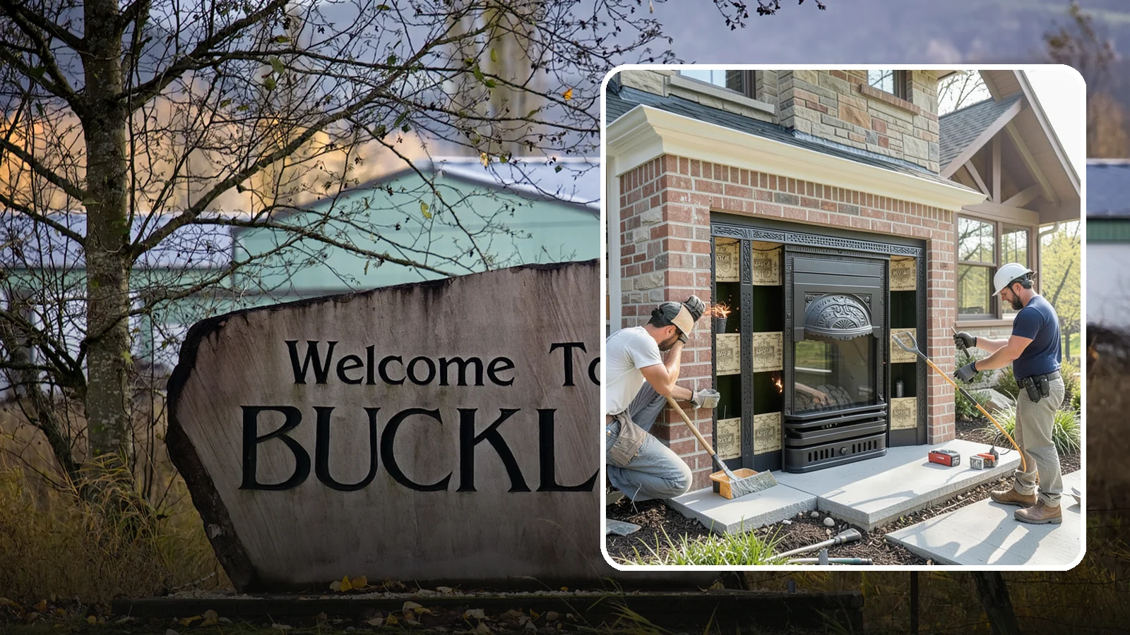 Fireplace Insert Installation in Buckley, Pierce County, WA - High-efficiency inserts that transform a drafty open fireplace into a real heat source.