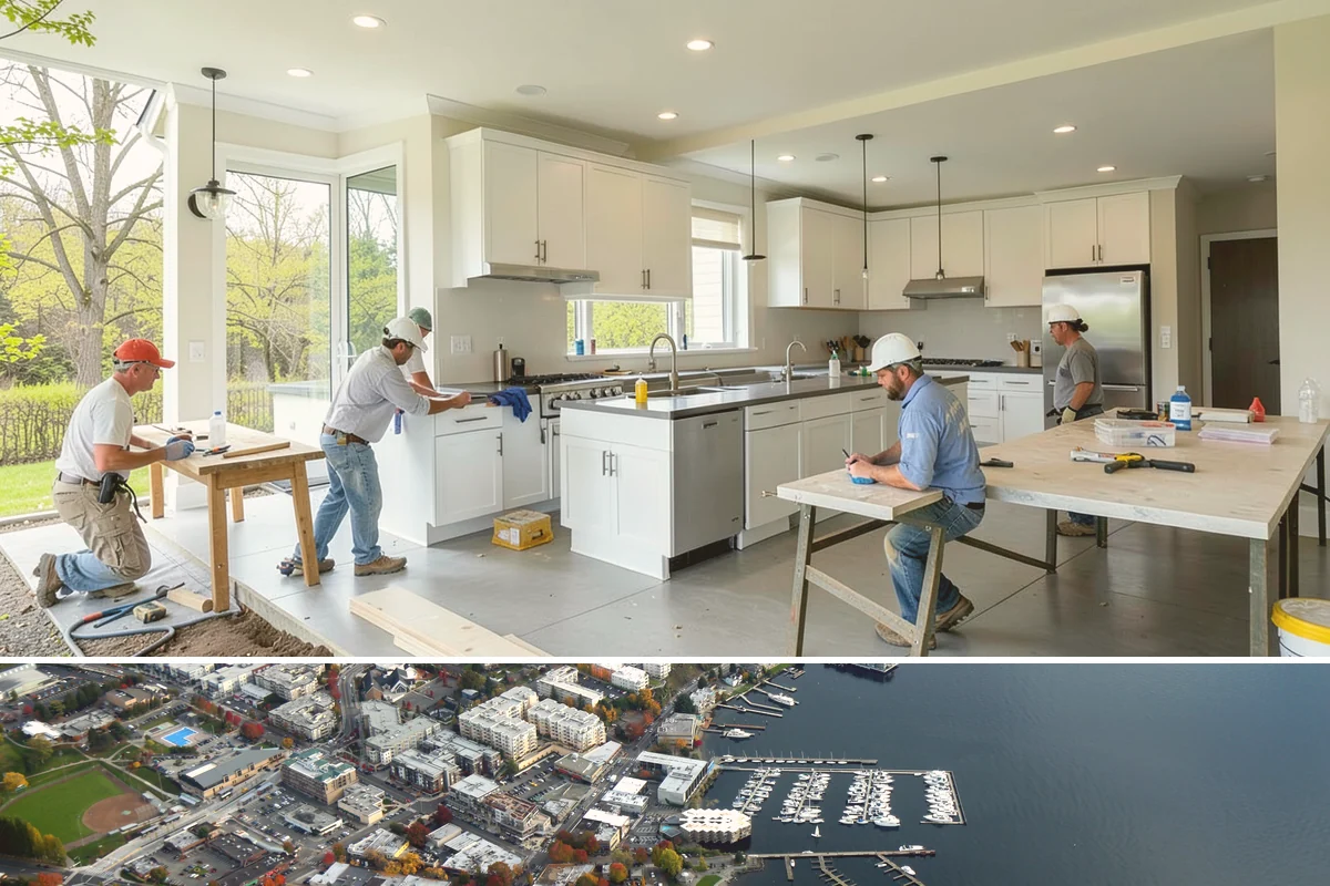 Fireplace Insert Installation in Kirkland, King County, WA - Adding an insert in the fall lets you get more warmth from your fireplace right when heating season begins.