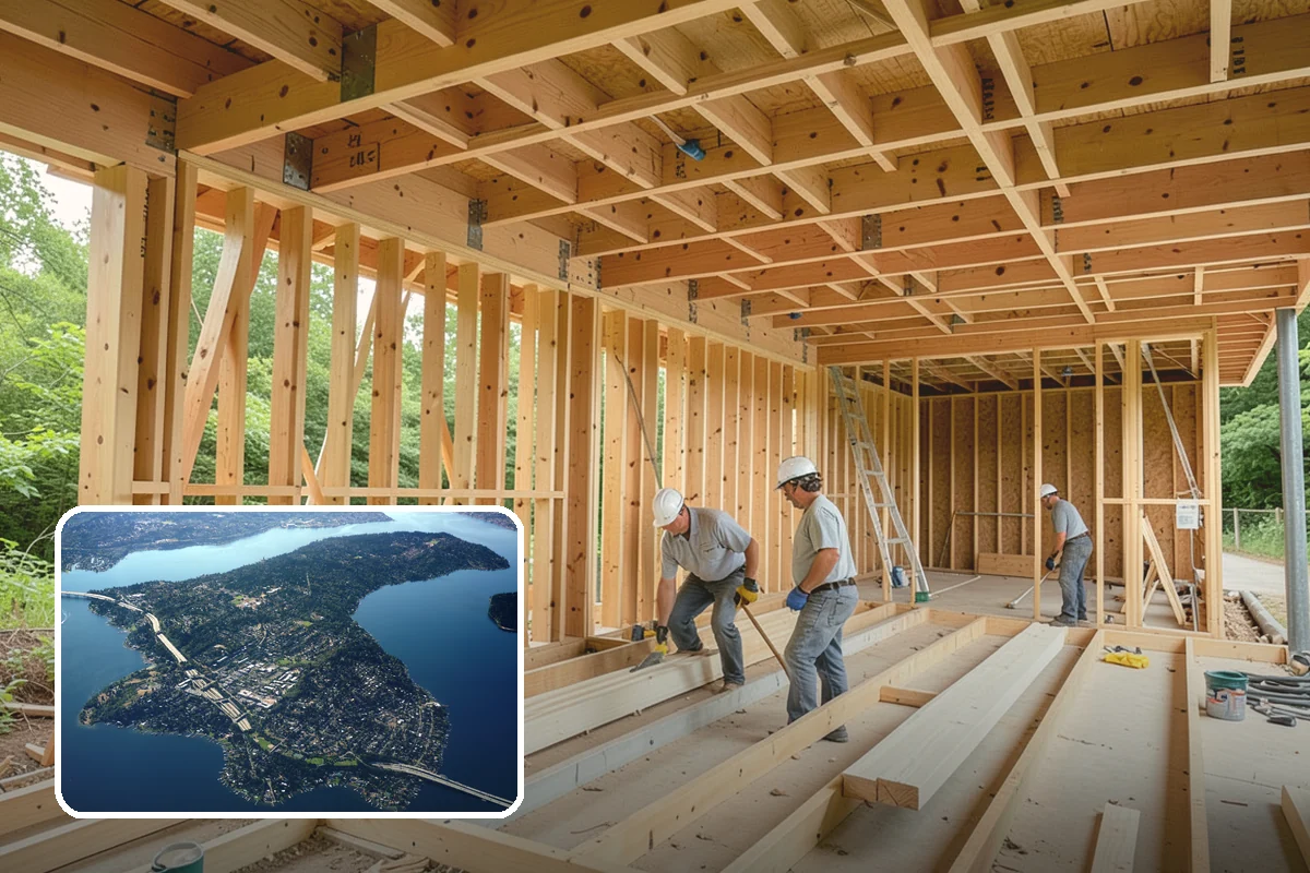 Fireplace Insert Installation in Mercer Island, King County, WA - Turns an inefficient firebox into a genuine heater