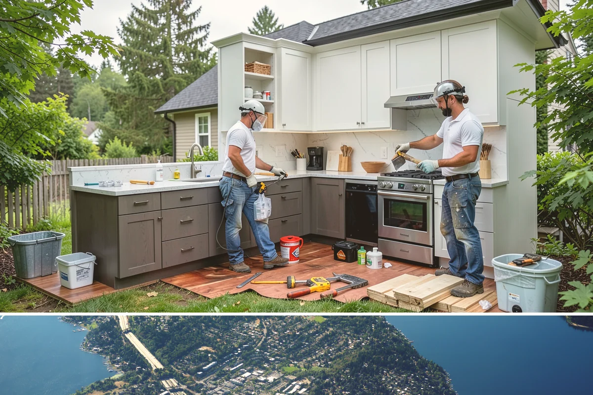 Fireplace Insert Installation in Mercer Island, King County, WA - Adding an insert in the fall lets you get more warmth from your fireplace right when heating season begins.