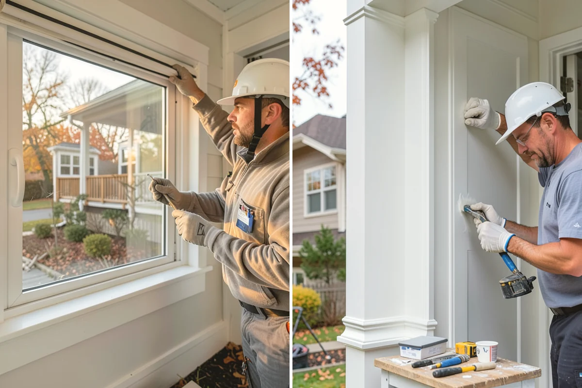 Fireplace Mantel Construction in Anacortes, Skagit County, WA - Measure the wall and confirm clearance requirements