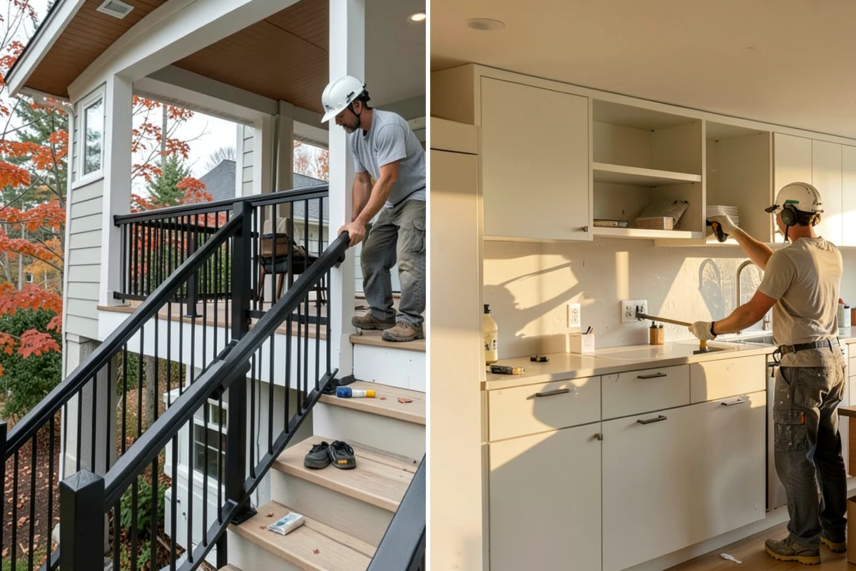Fireplace Mantel Construction in Arlington, Snohomish County, WA - Measure the wall and confirm clearance requirements