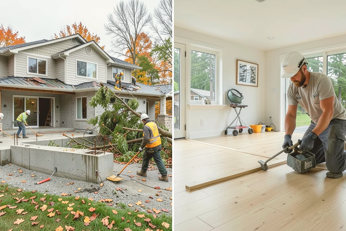 Fireplace Mantel Construction in Bothell, King County, WA - Measure the wall and confirm clearance requirements