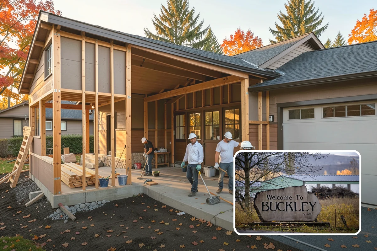 Fireplace Mantel Construction in Buckley, Pierce County, WA - Sized and styled specifically for your room