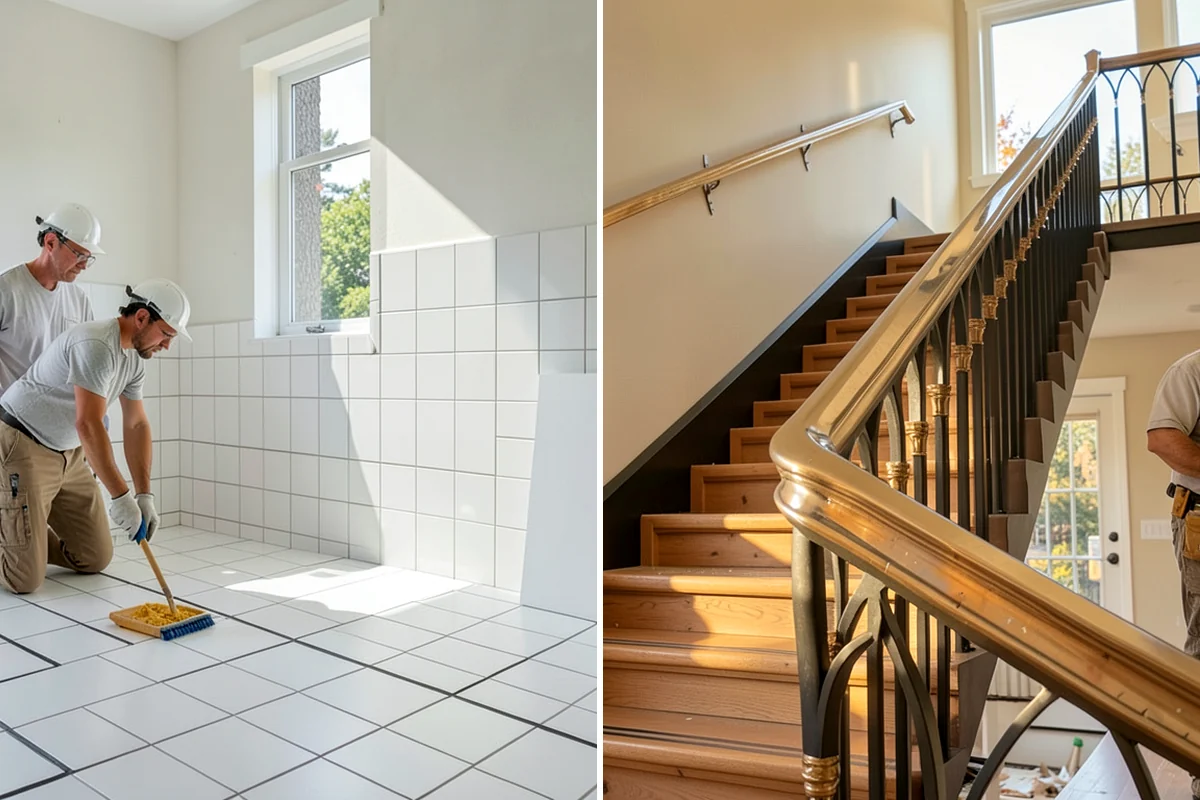 Fireplace Mantel Construction in Clyde Hill, King County, WA - Measure the wall and confirm clearance requirements
