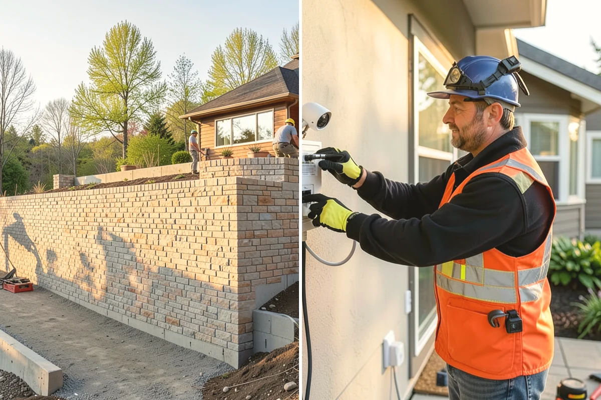 Fireplace Mantel Construction in Duvall, King County, WA - Measure the wall and confirm clearance requirements