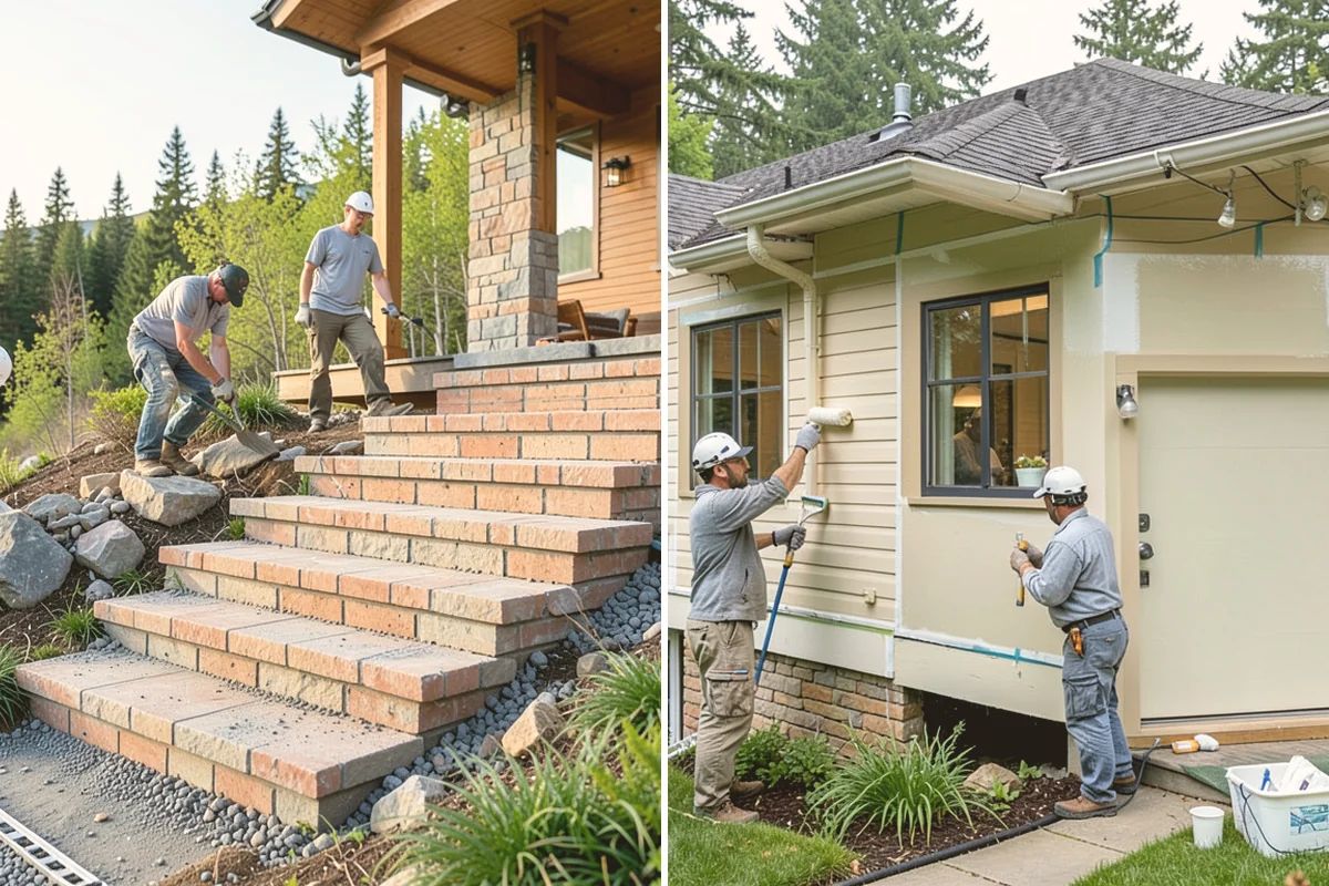 Fireplace Mantel Construction in Edmonds, Snohomish County, WA - Measure the wall and confirm clearance requirements