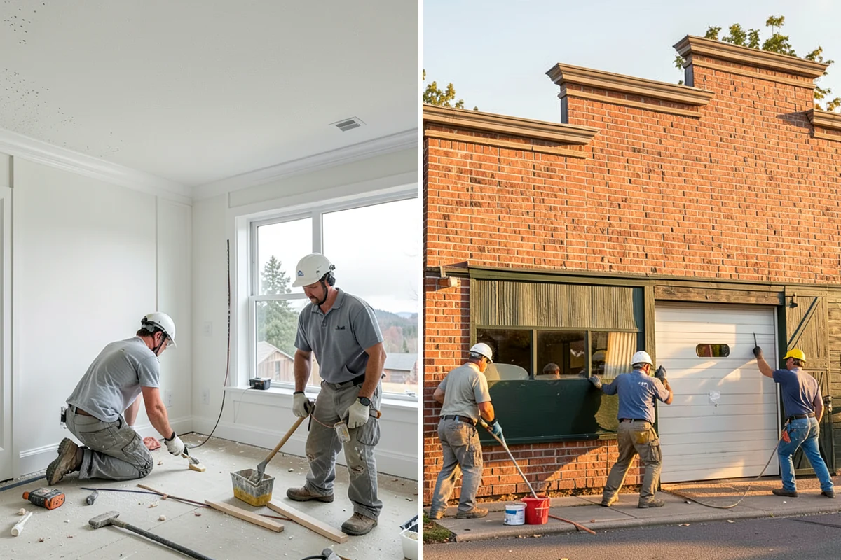 Fireplace Mantel Construction in Federal Way, King County, WA - Measure the wall and confirm clearance requirements