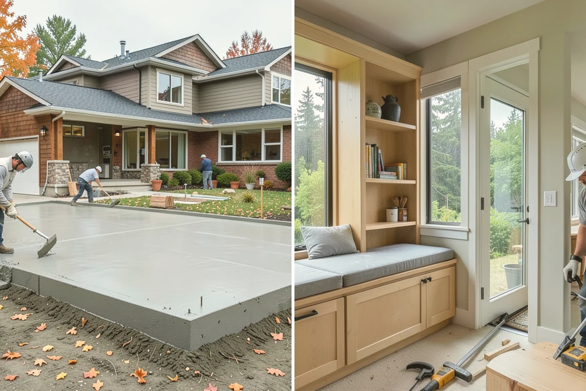 Fireplace Mantel Construction in Index, Snohomish County, WA - Measure the wall and confirm clearance requirements