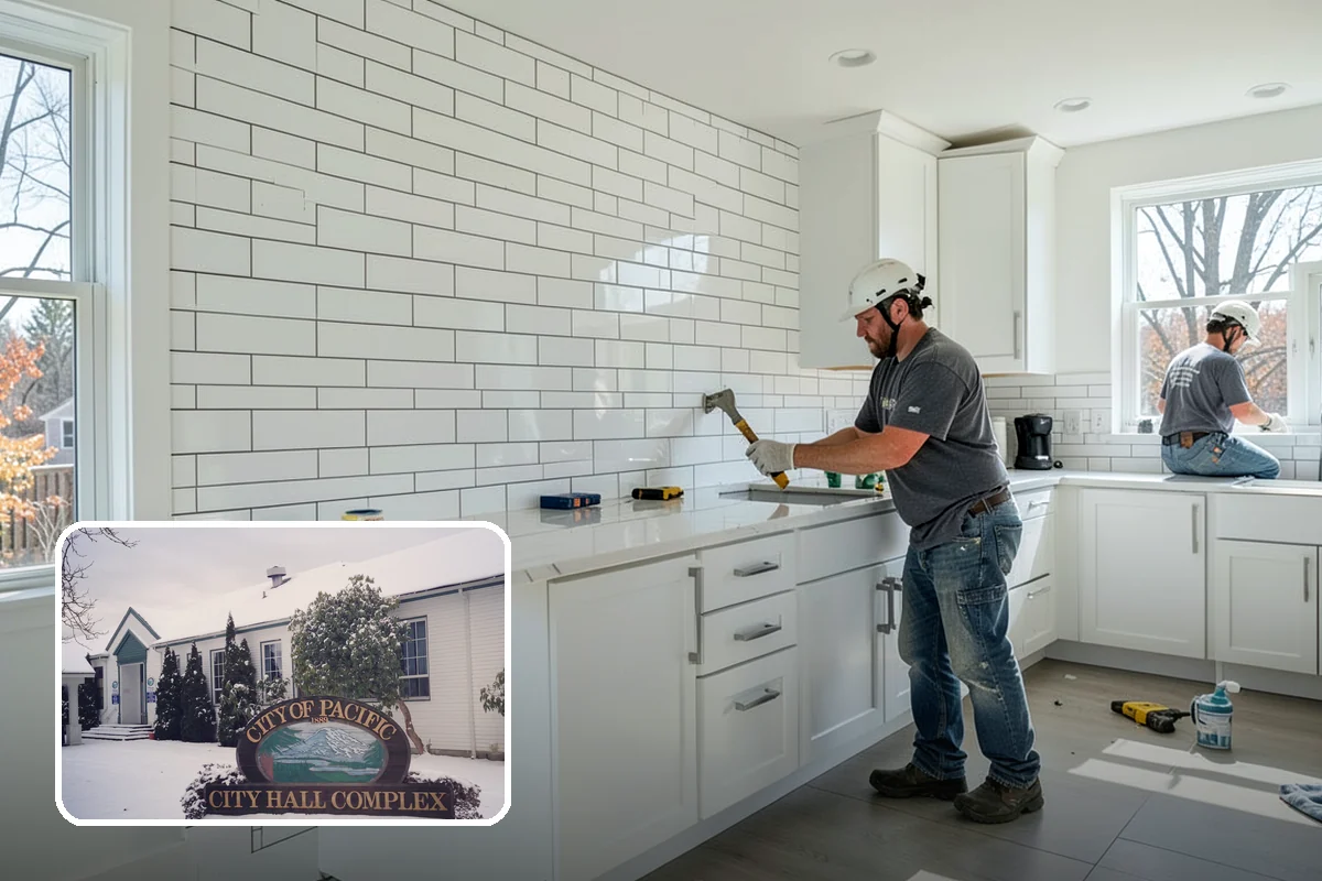 Fireplace Mantel Construction in Pacific, King County, WA - Sized and styled specifically for your room