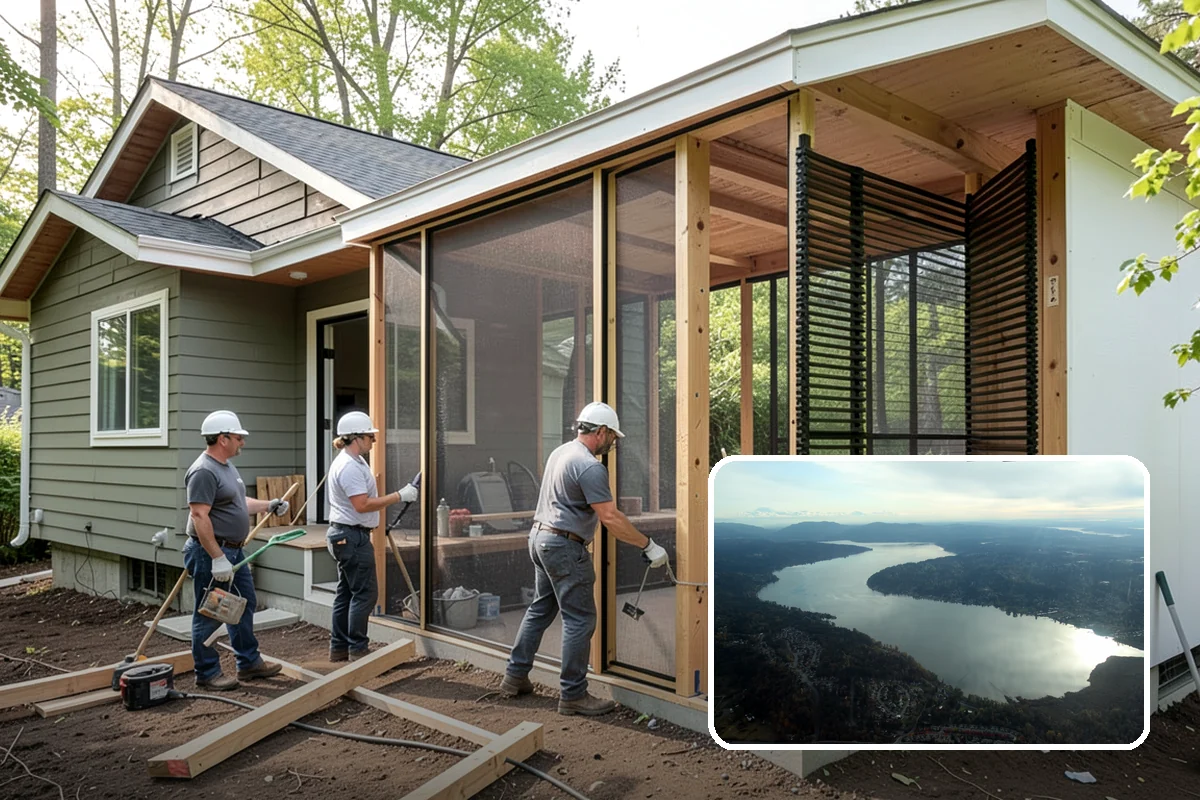 Fireplace Mantel Construction in Sammamish, King County, WA - Sized and styled specifically for your room