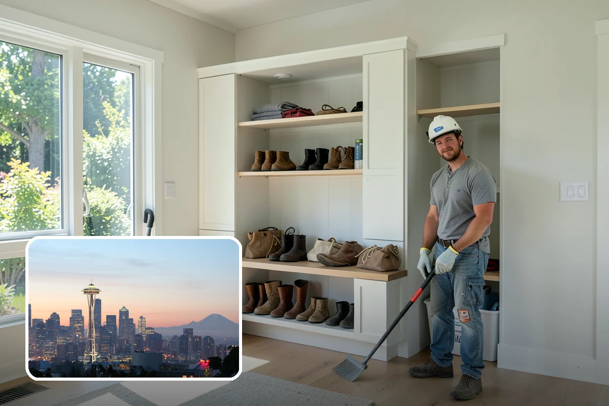 Fireplace Mantel Construction in Seattle, King County, WA - Sized and styled specifically for your room