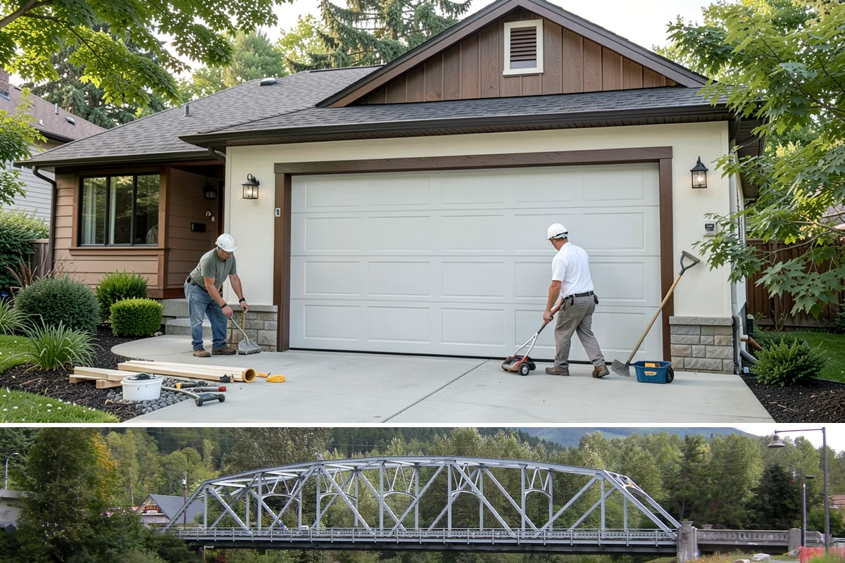 Fireplace Mantel Construction in Skykomish, King County, WA - Mantel construction can happen any time of year and is a popular addition before the holiday decorating season.