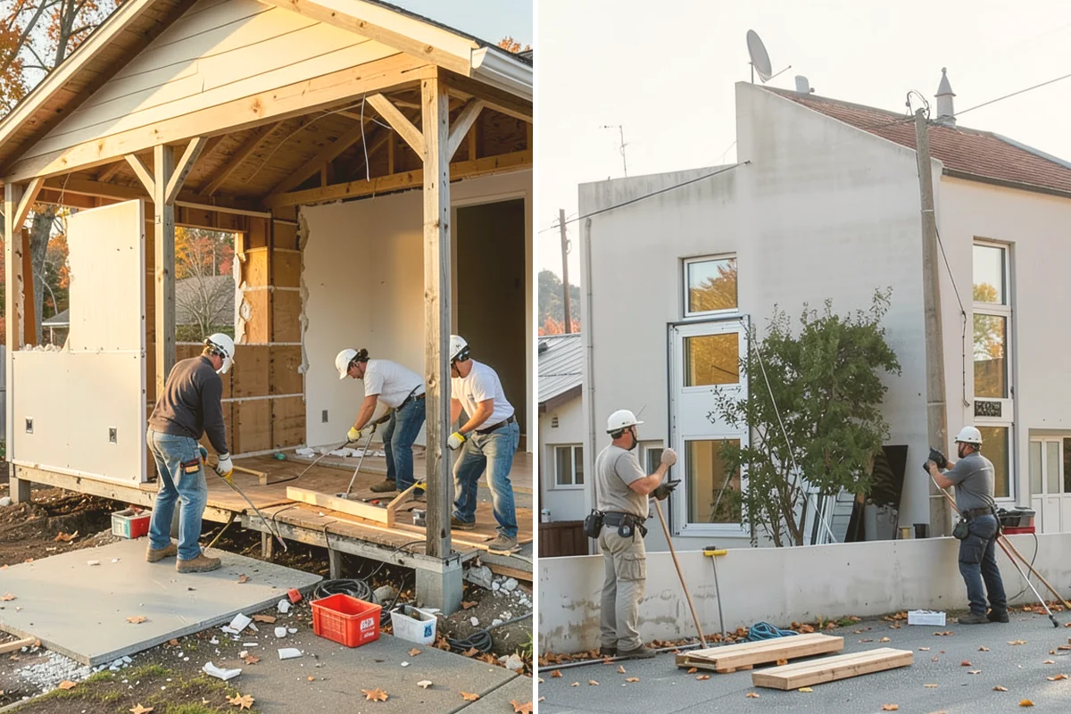 Fireplace Mantel Construction in Snohomish, Snohomish County, WA - Measure the wall and confirm clearance requirements