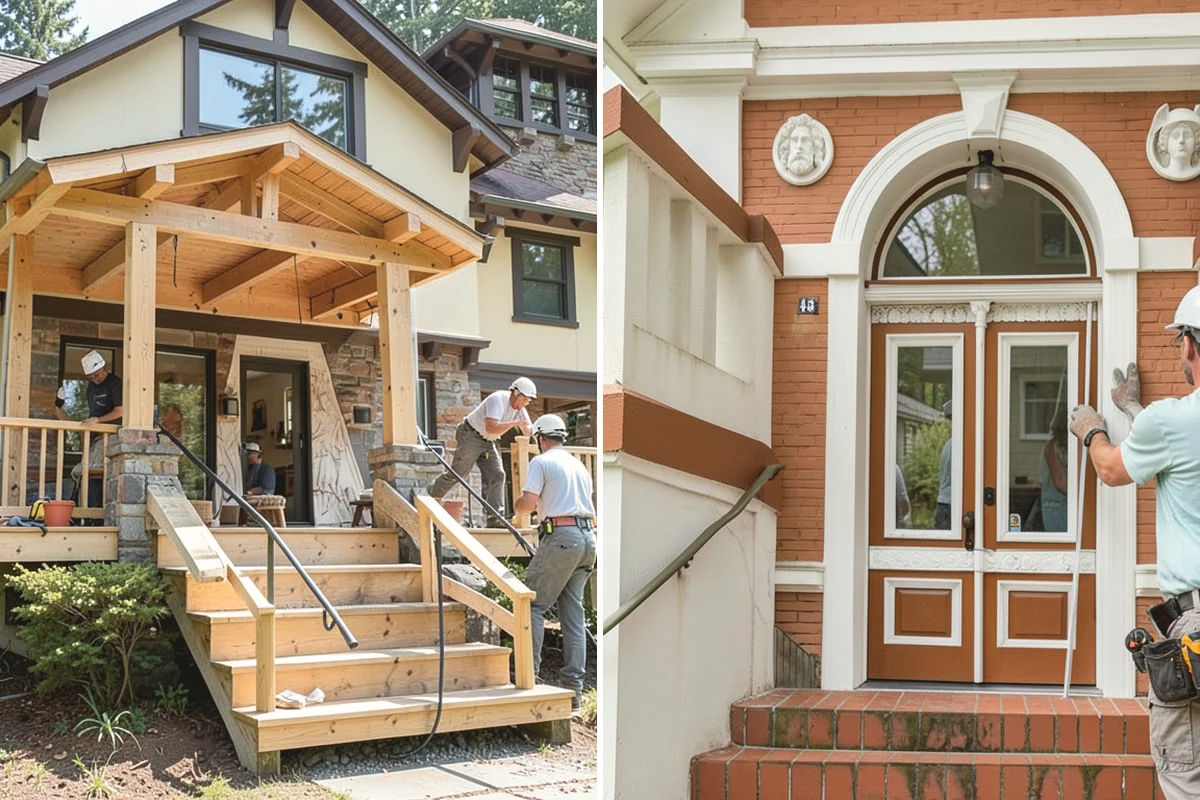 Fireplace Mantel Construction in Steilacoom, Pierce County, WA - Measure the wall and confirm clearance requirements