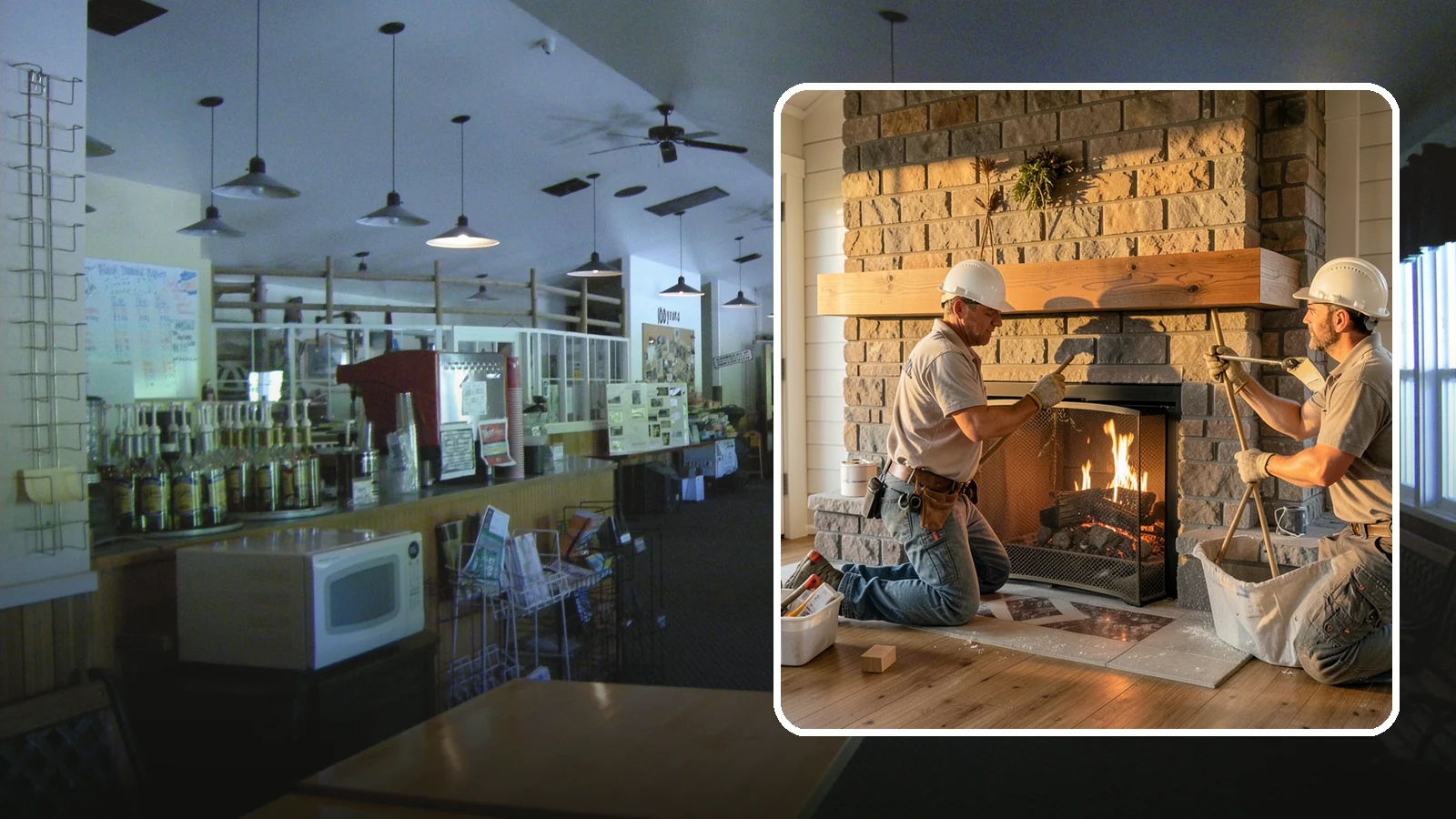 Fireplace Mantel Installation in Black Diamond, King County, WA - A custom fireplace mantel that anchors your hearth with warmth, craftsmanship, and character.