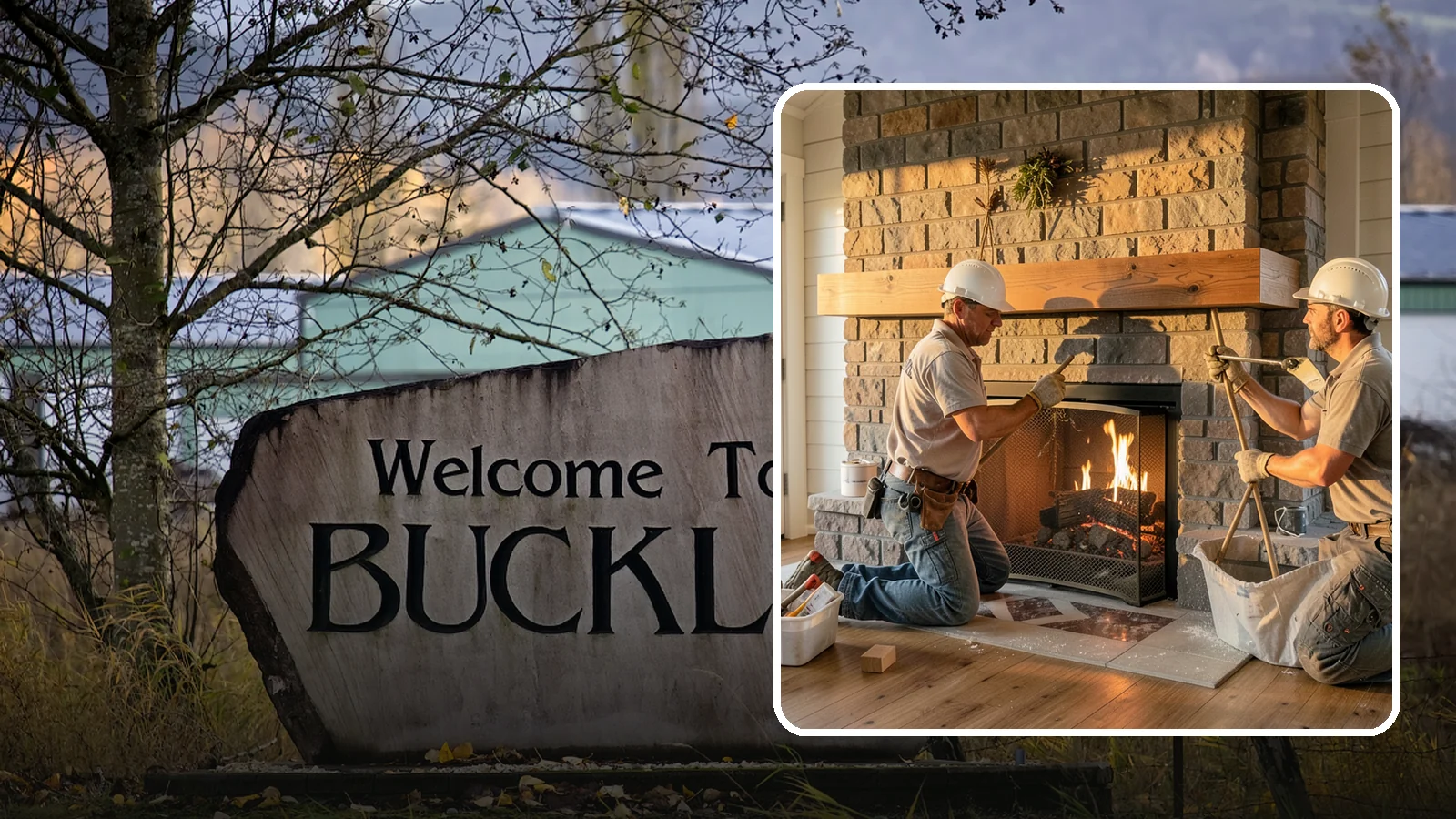 Fireplace Mantel Installation in Buckley, Pierce County, WA - A custom fireplace mantel that anchors your hearth with warmth, craftsmanship, and character.