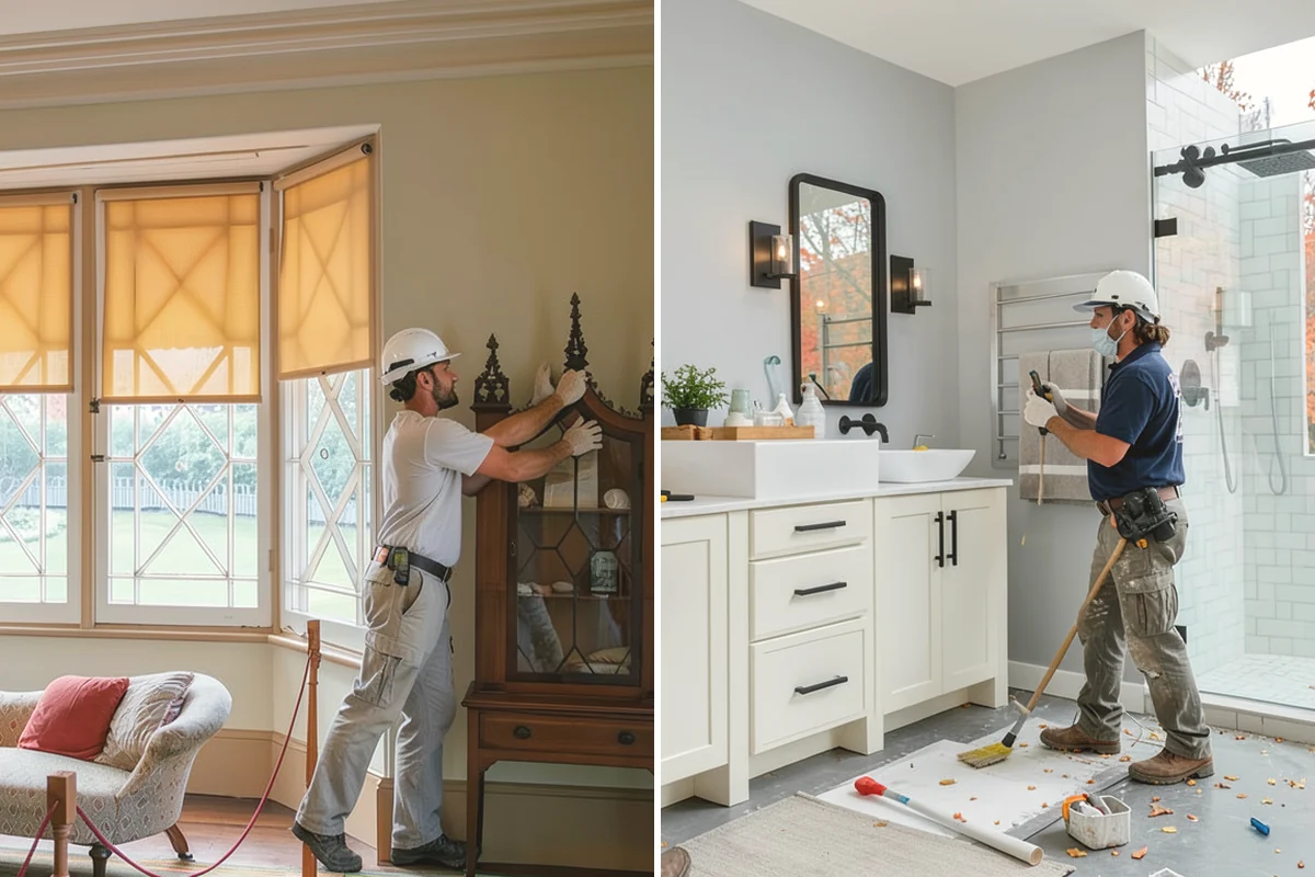 Fireplace Mantel Installation in Burien, King County, WA - Review styles, materials, and clearance requirements
