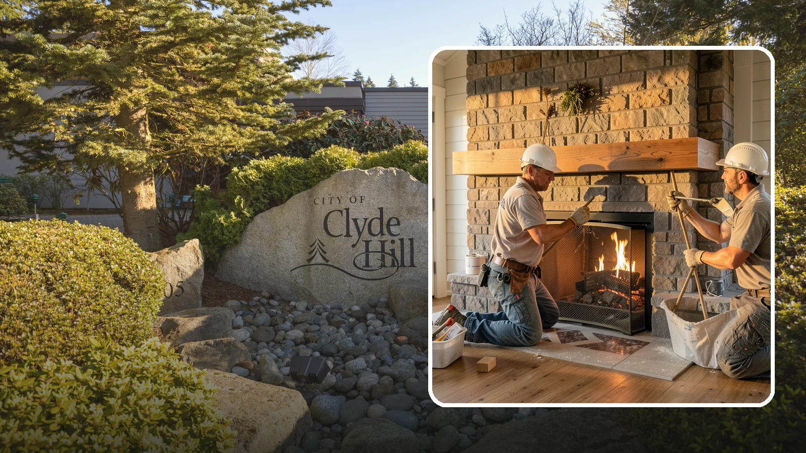 Fireplace Mantel Installation in Clyde Hill, King County, WA - A custom fireplace mantel that anchors your hearth with warmth, craftsmanship, and character.