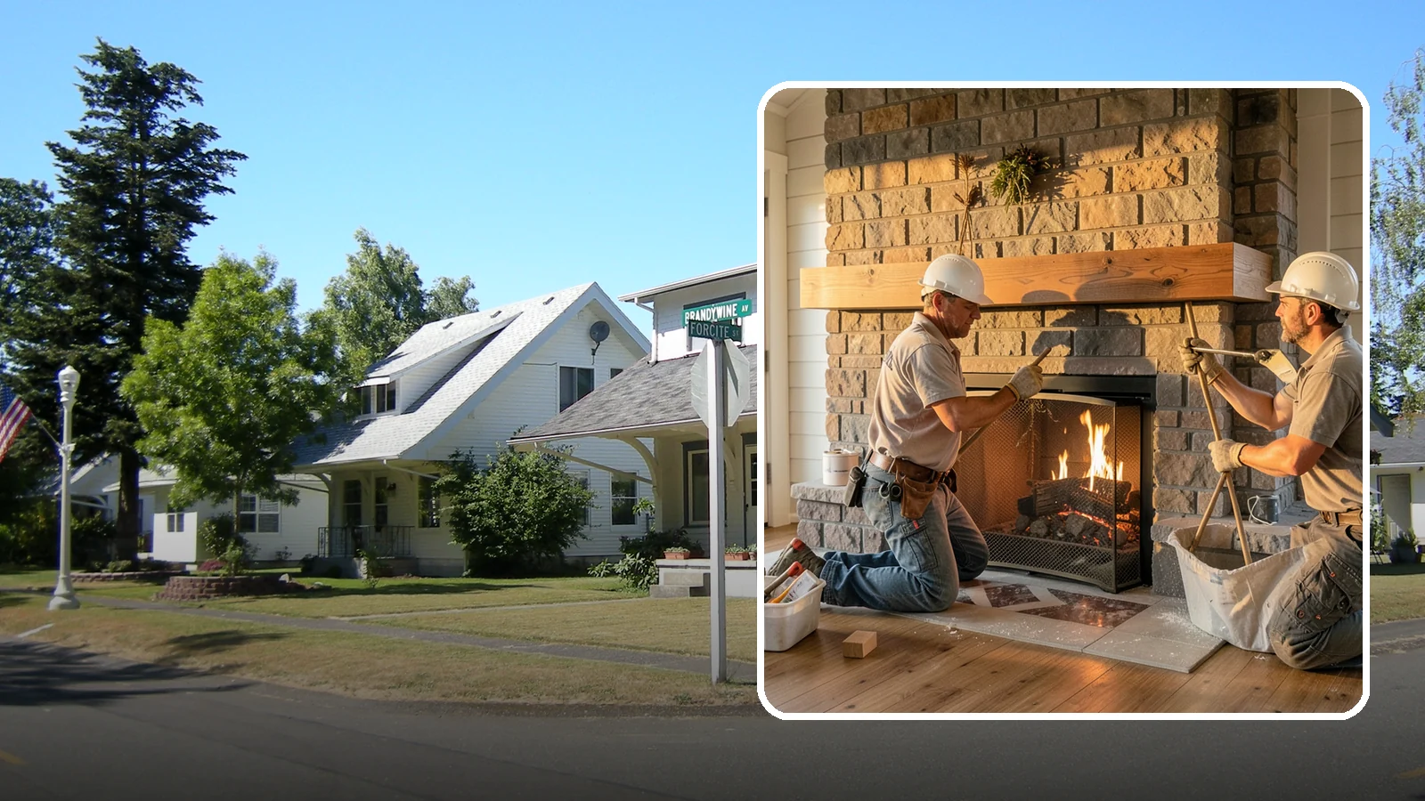 Fireplace Mantel Installation in DuPont, Pierce County, WA - A custom fireplace mantel that anchors your hearth with warmth, craftsmanship, and character.