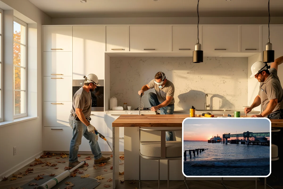Fireplace Mantel Installation in Edmonds, Snohomish County, WA - A striking focal point for your living space