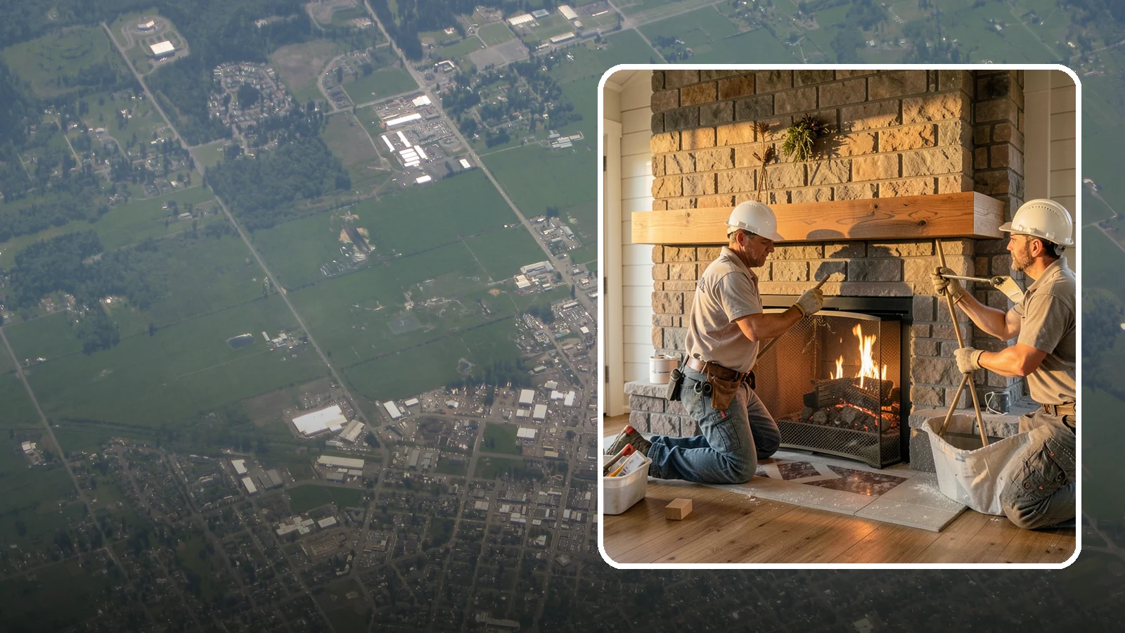 Fireplace Mantel Installation in Enumclaw, King County, WA - A custom fireplace mantel that anchors your hearth with warmth, craftsmanship, and character.