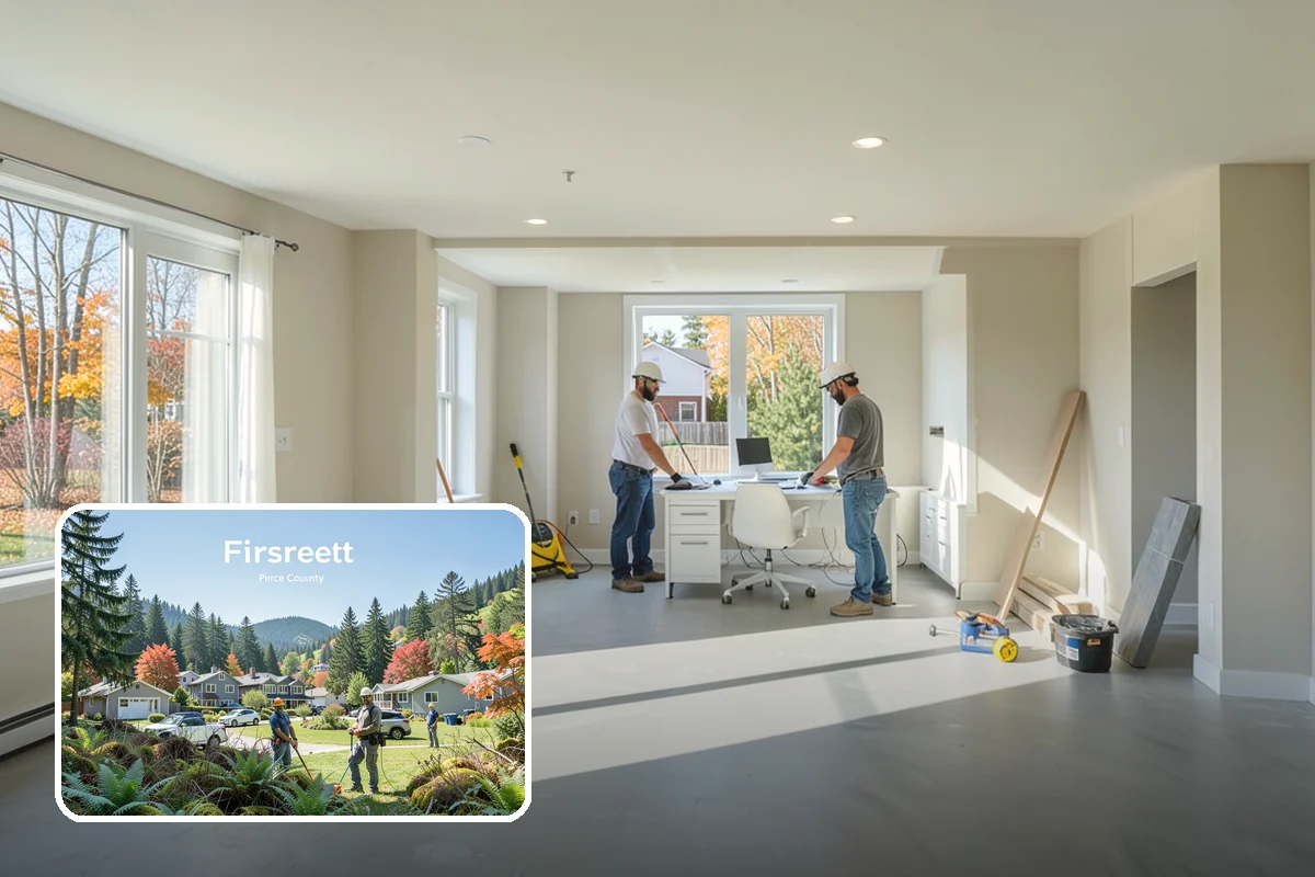 Fireplace Mantel Installation in Fircrest, Pierce County, WA - A striking focal point for your living space