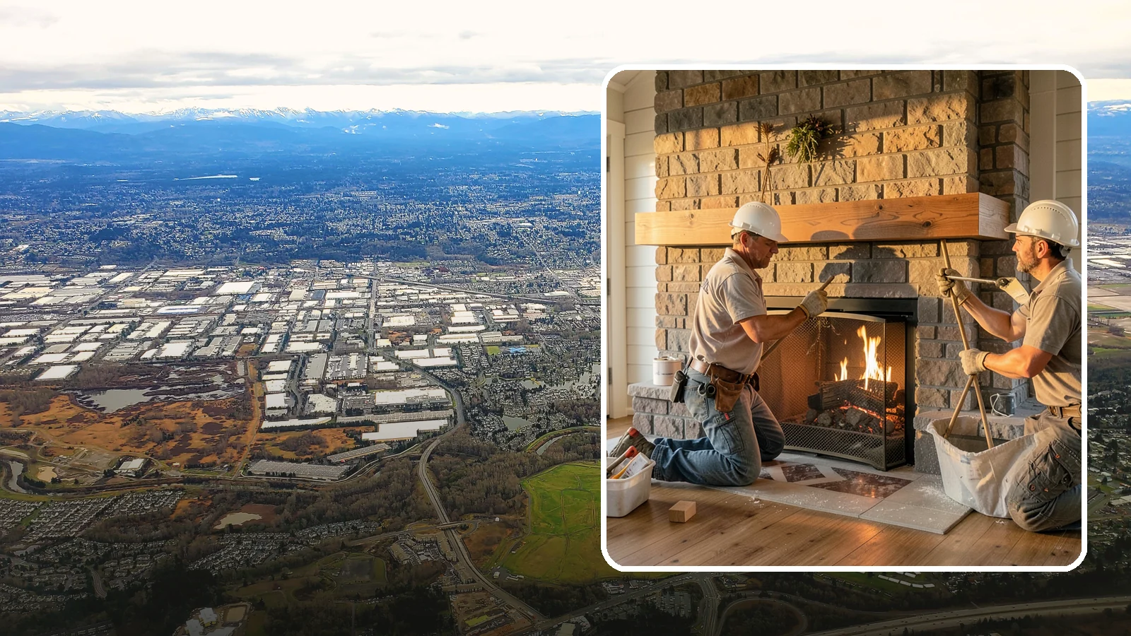 Fireplace Mantel Installation in Kent, King County, WA - A custom fireplace mantel that anchors your hearth with warmth, craftsmanship, and character.