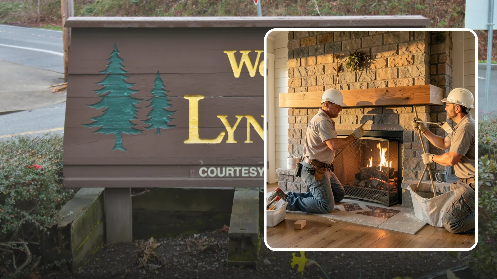 Fireplace Mantel Installation in Lynnwood, Snohomish County, WA - A custom fireplace mantel that anchors your hearth with warmth, craftsmanship, and character.