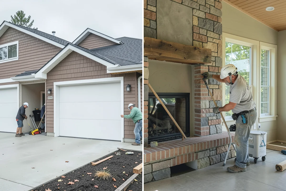 Fireplace Mantel Installation in Roy, Pierce County, WA - Review styles, materials, and clearance requirements