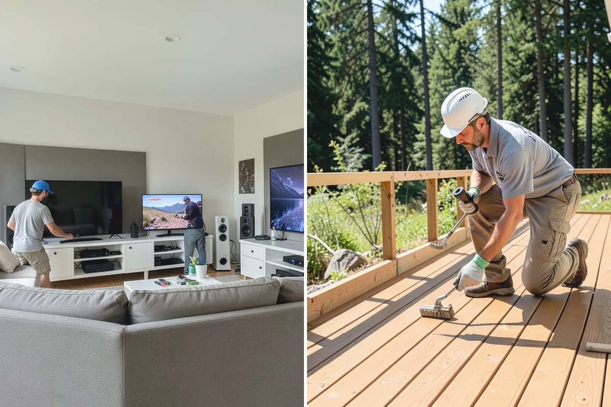 Fireplace Mantel Installation in Sumner, Pierce County, WA - Review styles, materials, and clearance requirements