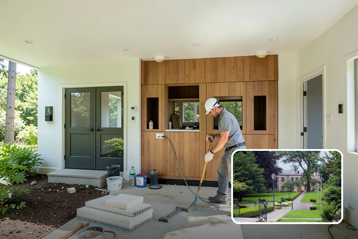 Fireplace Mantel Installation in Woodinville, King County, WA - A striking focal point for your living space