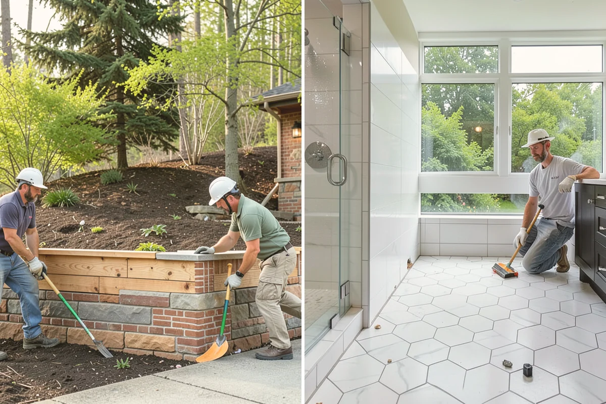 Fireplace Refacing in Algona, King County, WA - Remove the existing facing and prep the wall