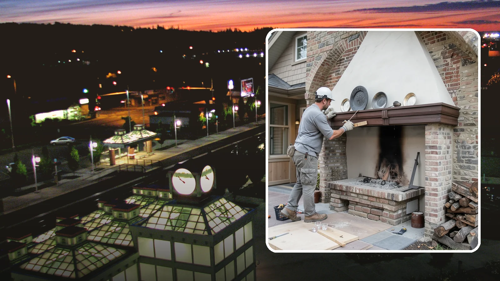 Fireplace Refacing in Auburn, King County, WA - A fresh stone, tile, or brick face that modernizes your fireplace in a single project.