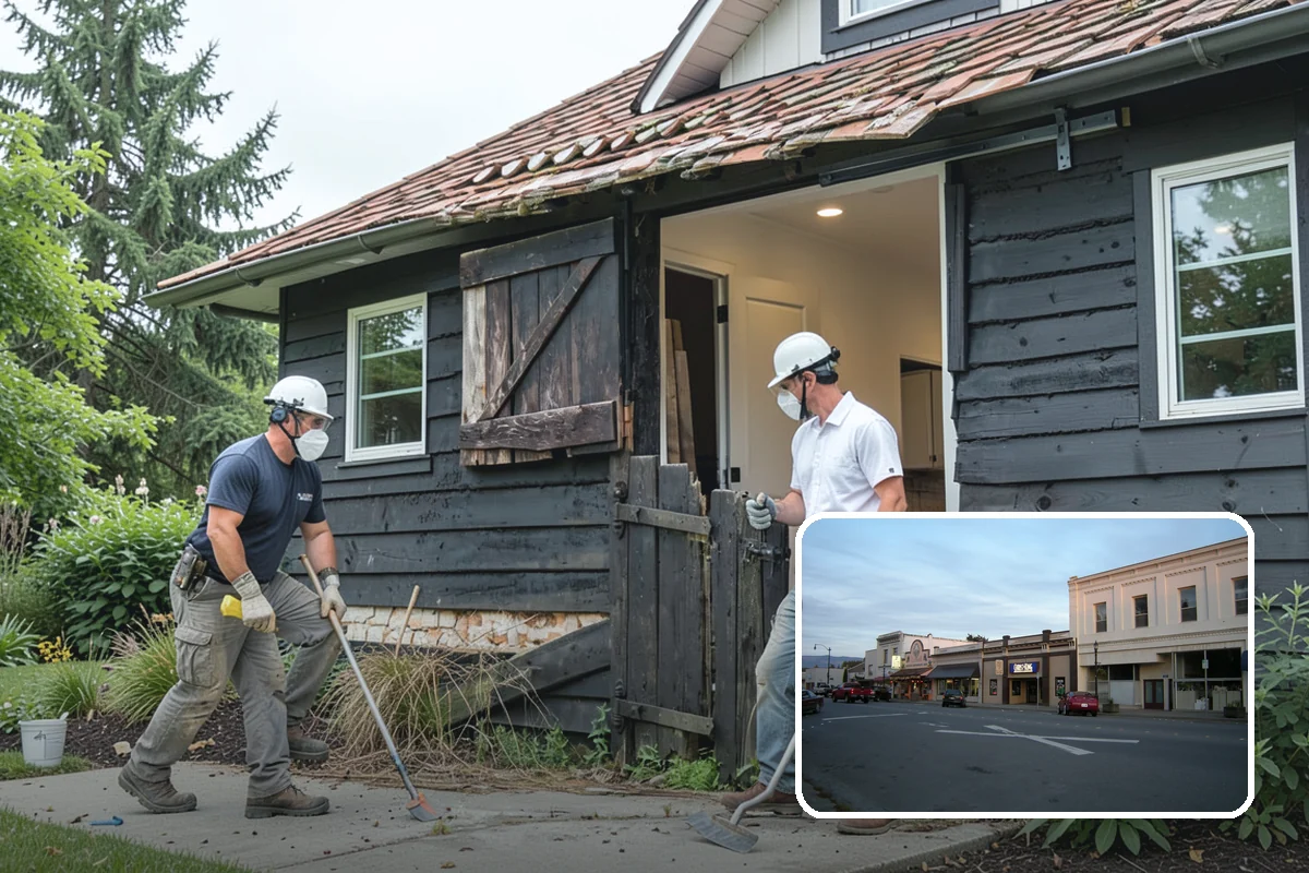 Fireplace Refacing in Burlington, Skagit County, WA - Dramatic update without structural rebuilding