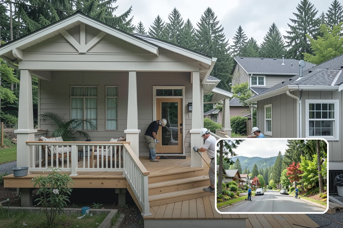 Fireplace Refacing in Darrington, Snohomish County, WA - Dramatic update without structural rebuilding