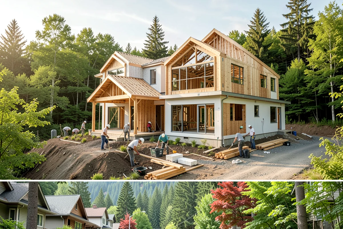 Fireplace Refacing in Darrington, Snohomish County, WA - Refacing is an interior project that fits any season and is a favorite winter refresh while the fireplace is in use.