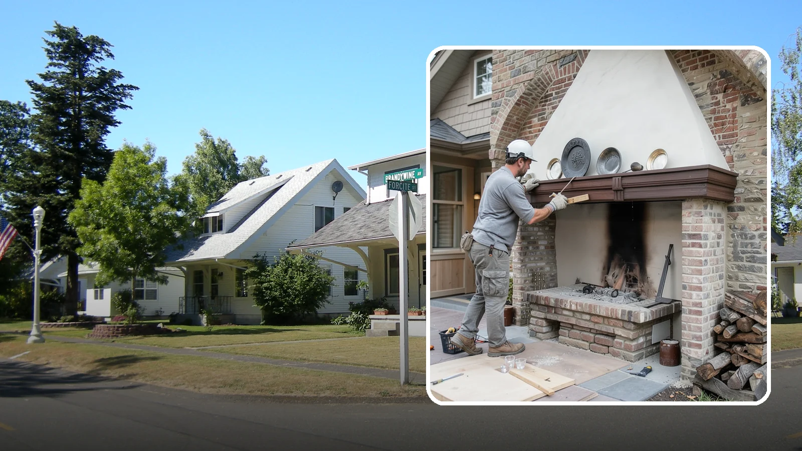 Fireplace Refacing in DuPont, Pierce County, WA - A fresh stone, tile, or brick face that modernizes your fireplace in a single project.