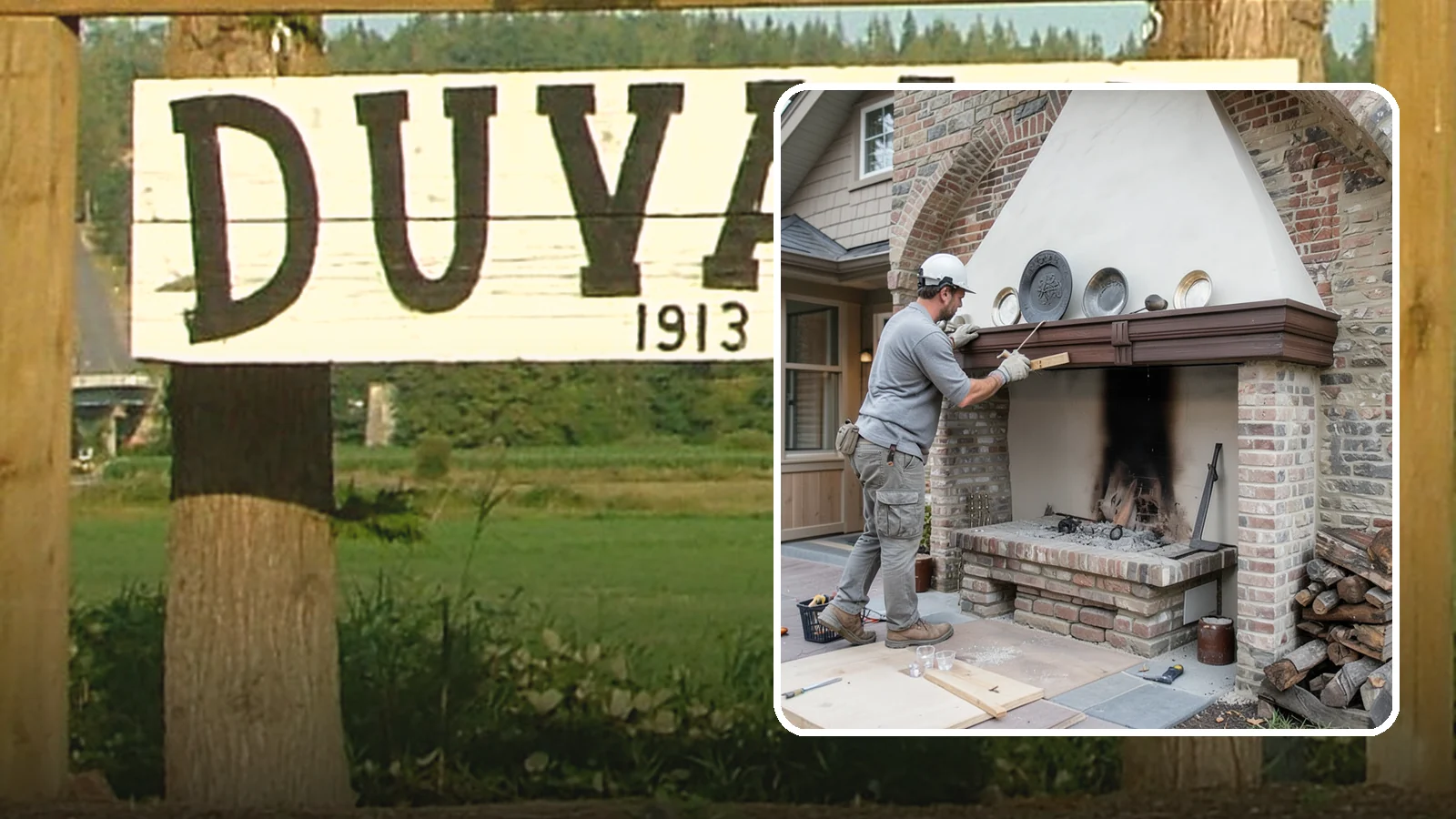Fireplace Refacing in Duvall, King County, WA - A fresh stone, tile, or brick face that modernizes your fireplace in a single project.